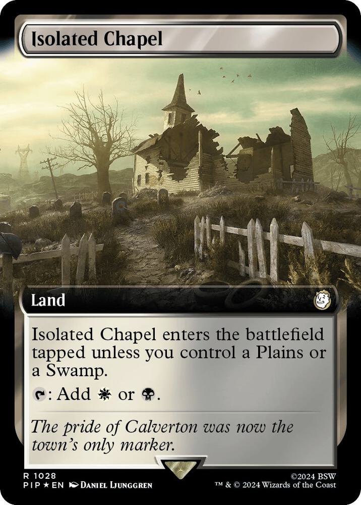 Isolated Chapel (Extended Art) (Surge Foil) card image