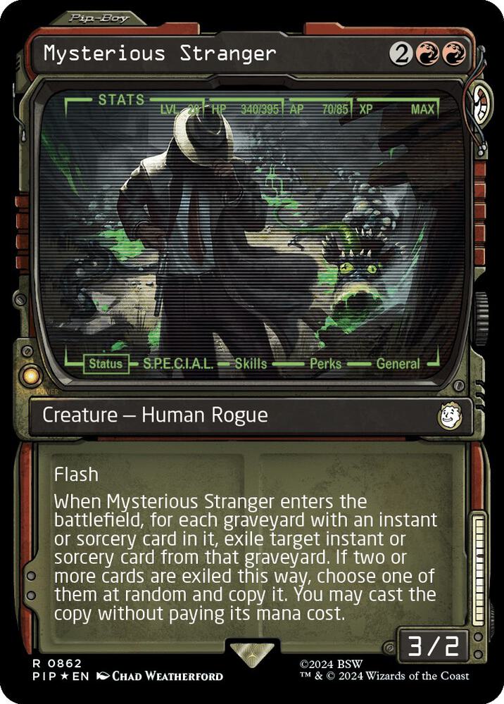 Mysterious Stranger (Showcase) (Surge Foil) card image