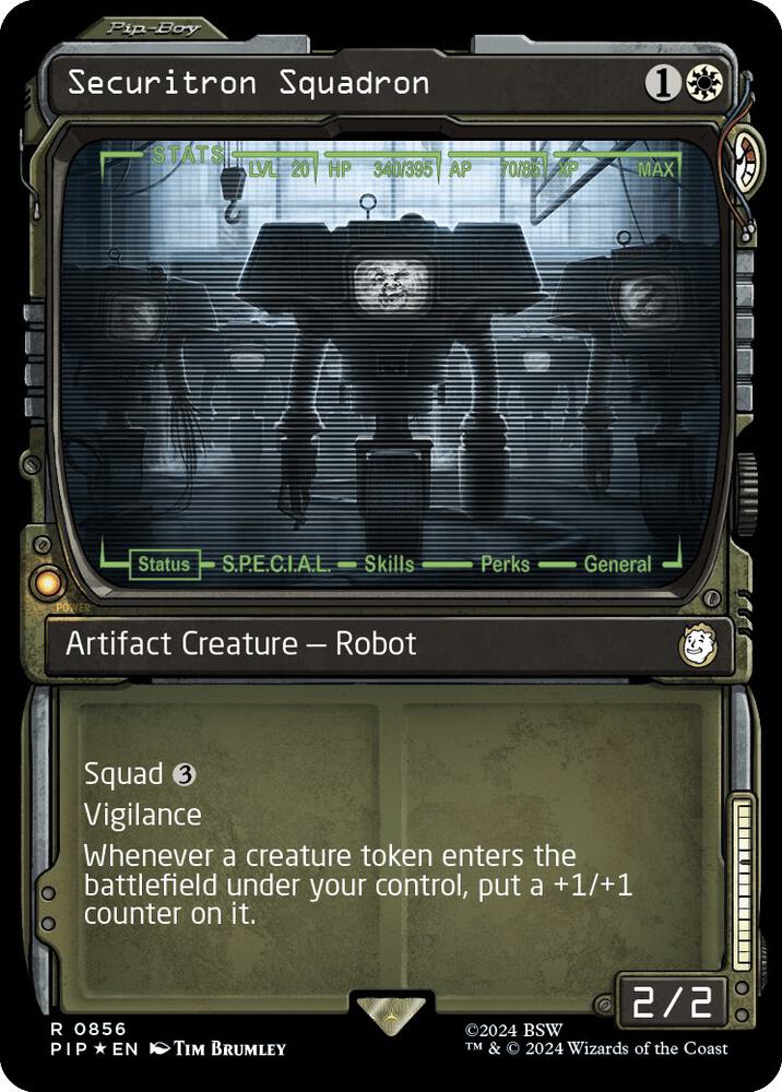 Securitron Squadron (Showcase) (Surge Foil) card image