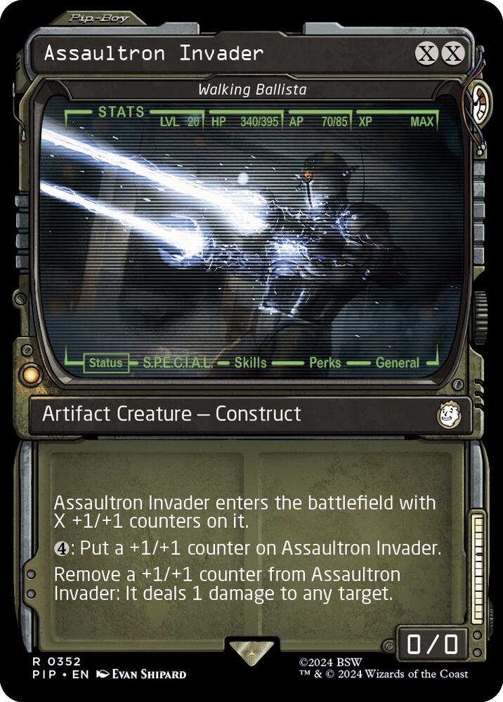 Assaultron Invader - Walking Ballista (Showcase) card image