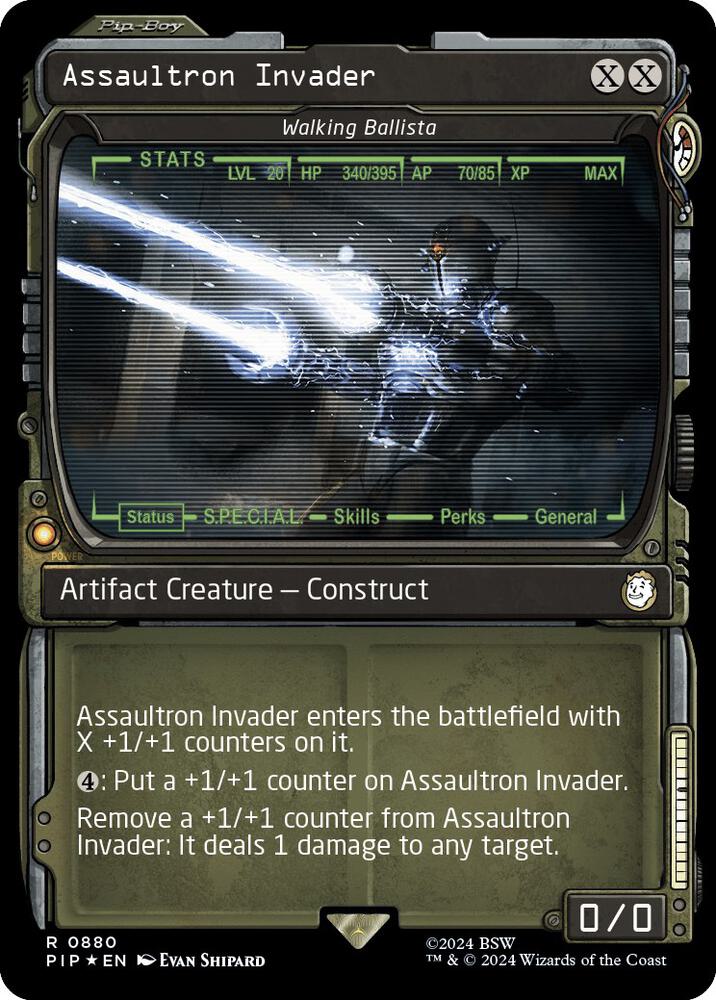 Assaultron Invader - Walking Ballista (Showcase) (Surge Foil) card image