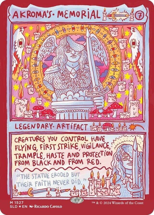 Akroma's Memorial (Rainbow Foil) card image