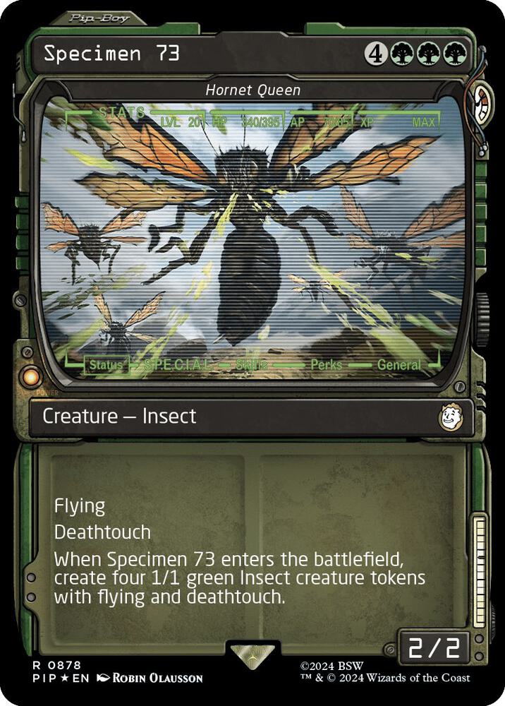 Specimen 73 - Hornet Queen (Showcase) (Surge Foil) card image