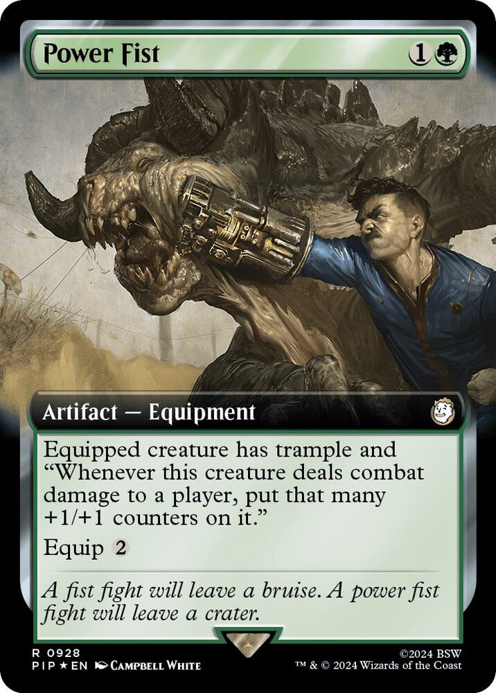Power Fist (Extended Art) (Surge Foil) card image