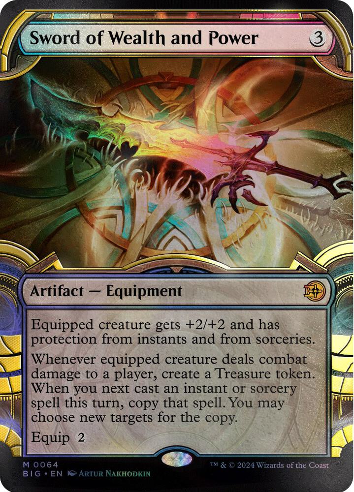Sword of Wealth and Power (Showcase) (Raised Foil) card image