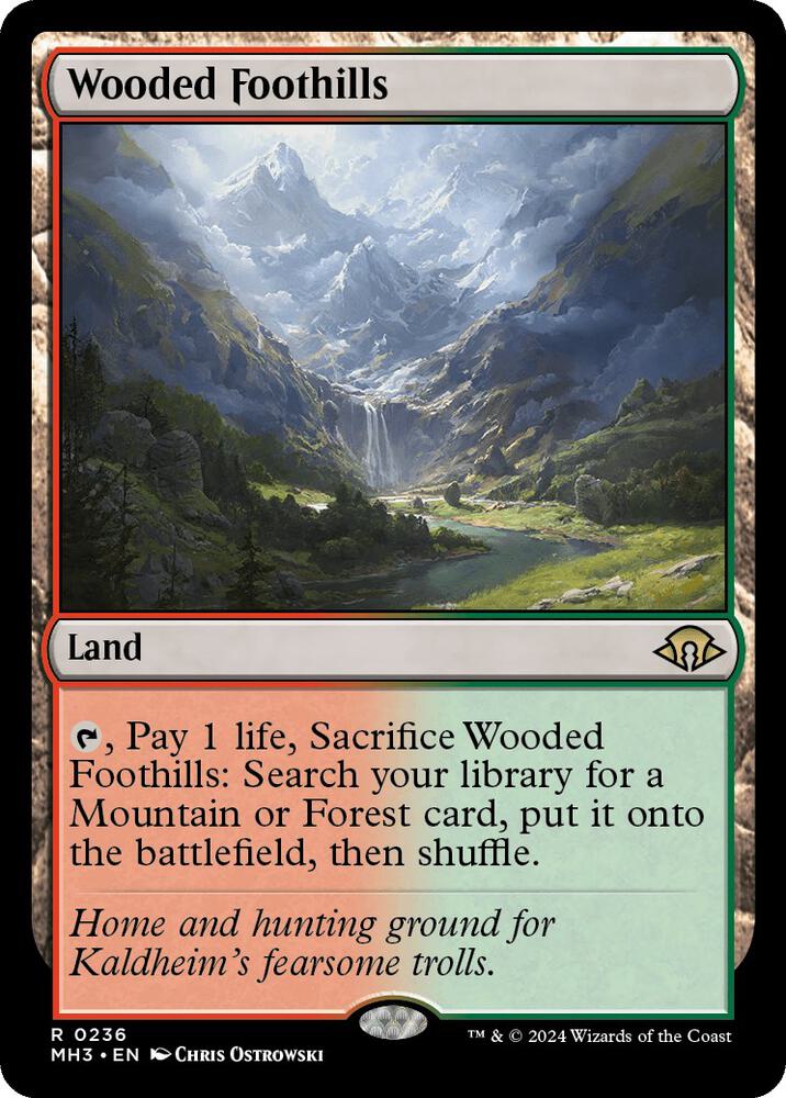 Wooded Foothills card image