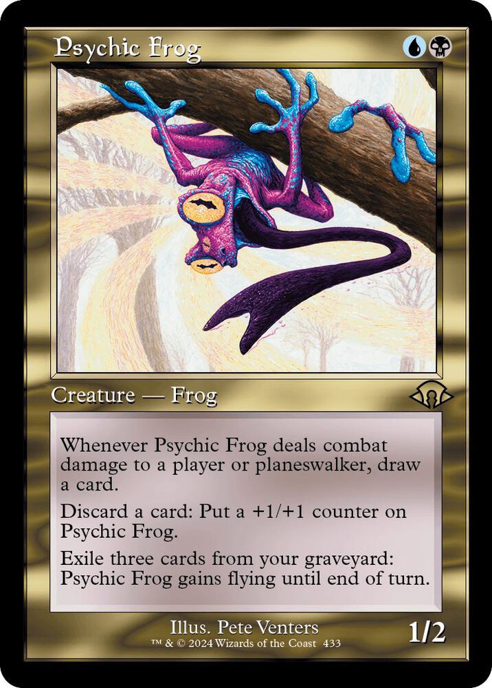 Psychic Frog (Retro Frame) card image