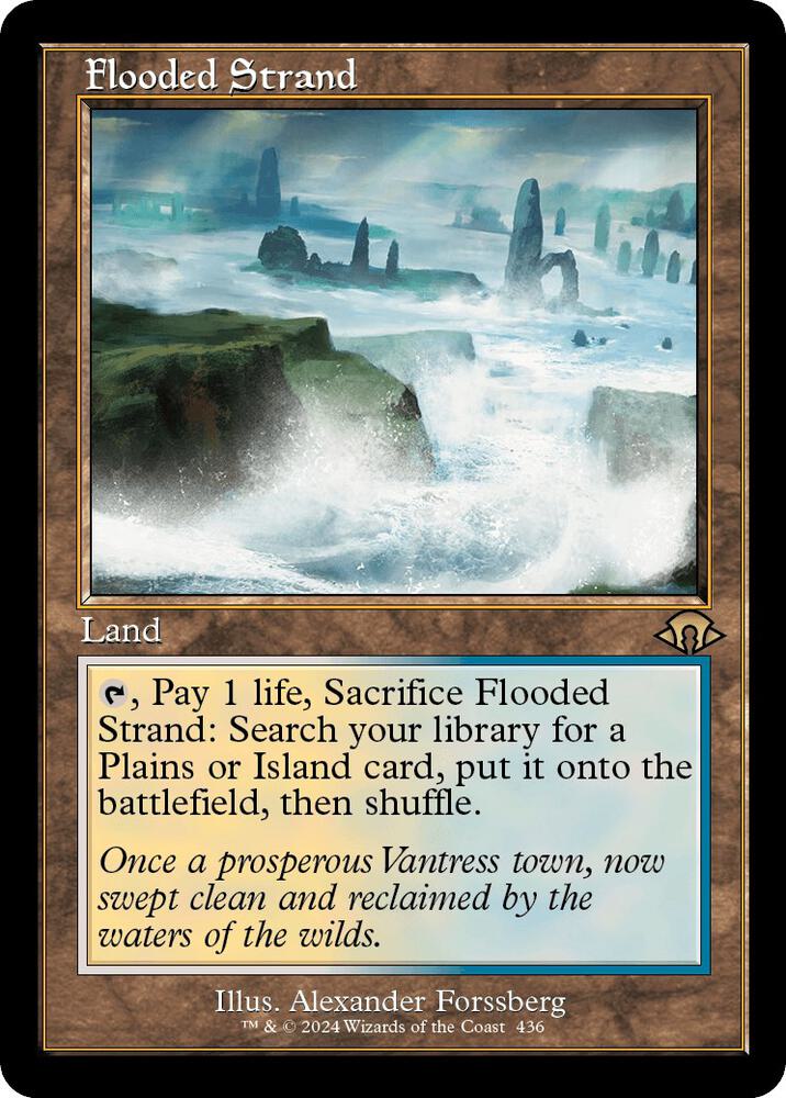 Flooded Strand (Retro Frame) card image