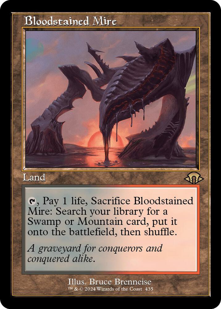 Bloodstained Mire (Retro Frame) card image