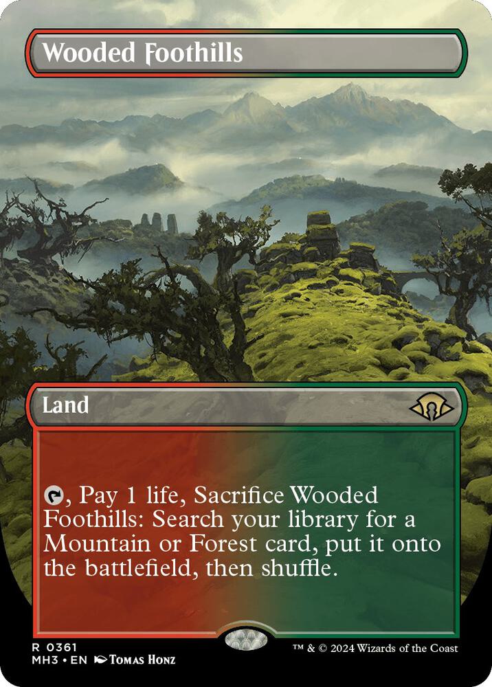Wooded Foothills (Borderless) card image