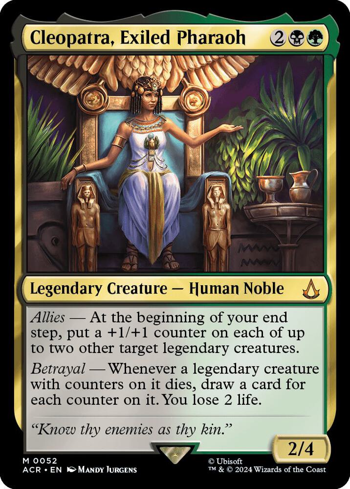 Cleopatra, Exiled Pharaoh card image