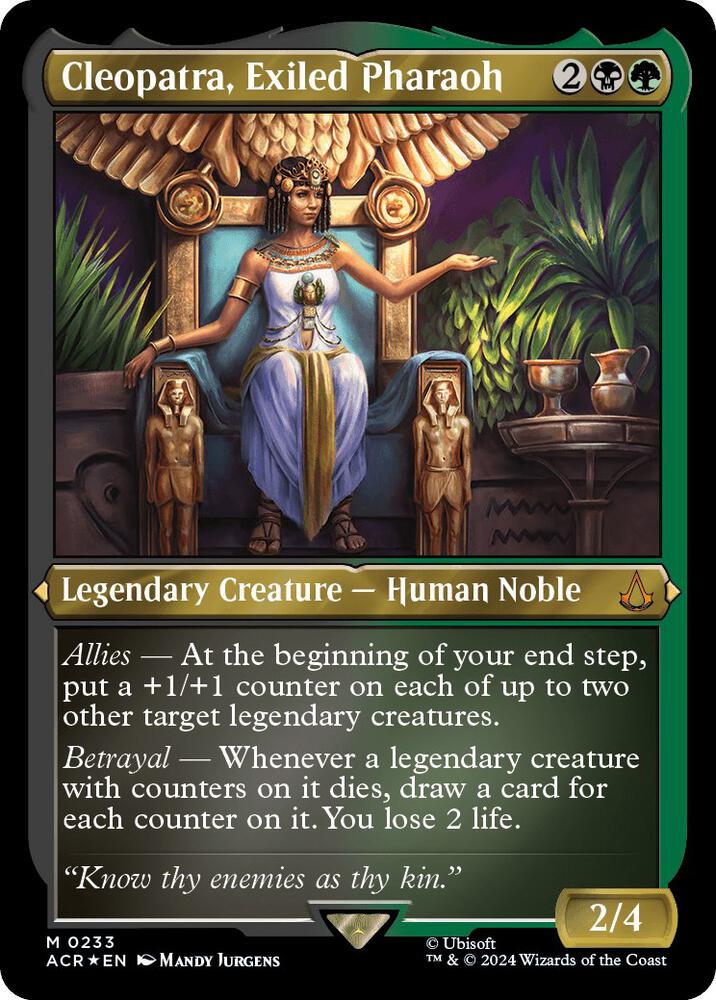 Cleopatra, Exiled Pharaoh (Foil Etched) card image