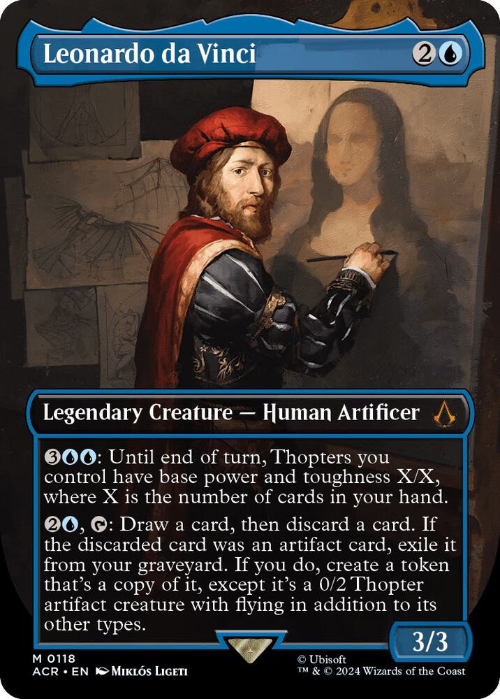 Leonardo da Vinci (Borderless) card image