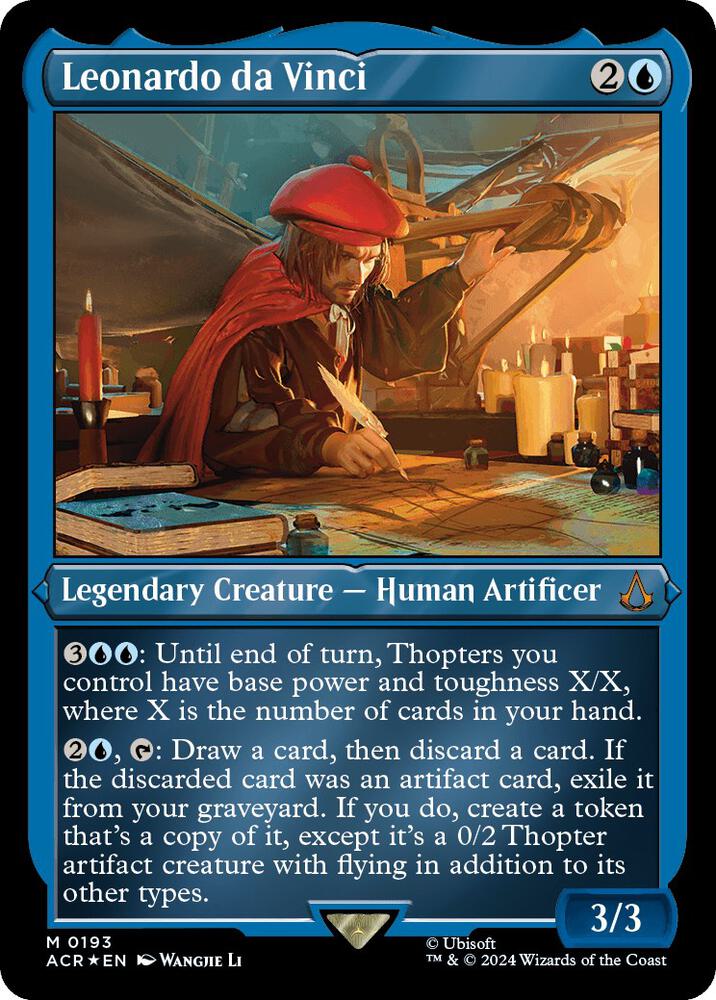 Leonardo da Vinci (Foil Etched) card image