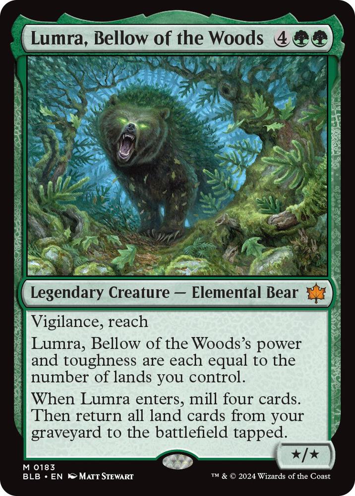 Lumra, Bellow of the Woods card image