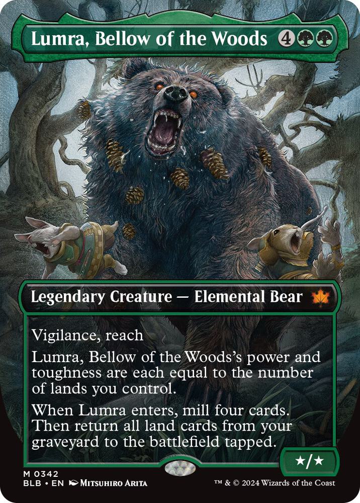 Lumra, Bellow of the Woods (Borderless) (0342) card image
