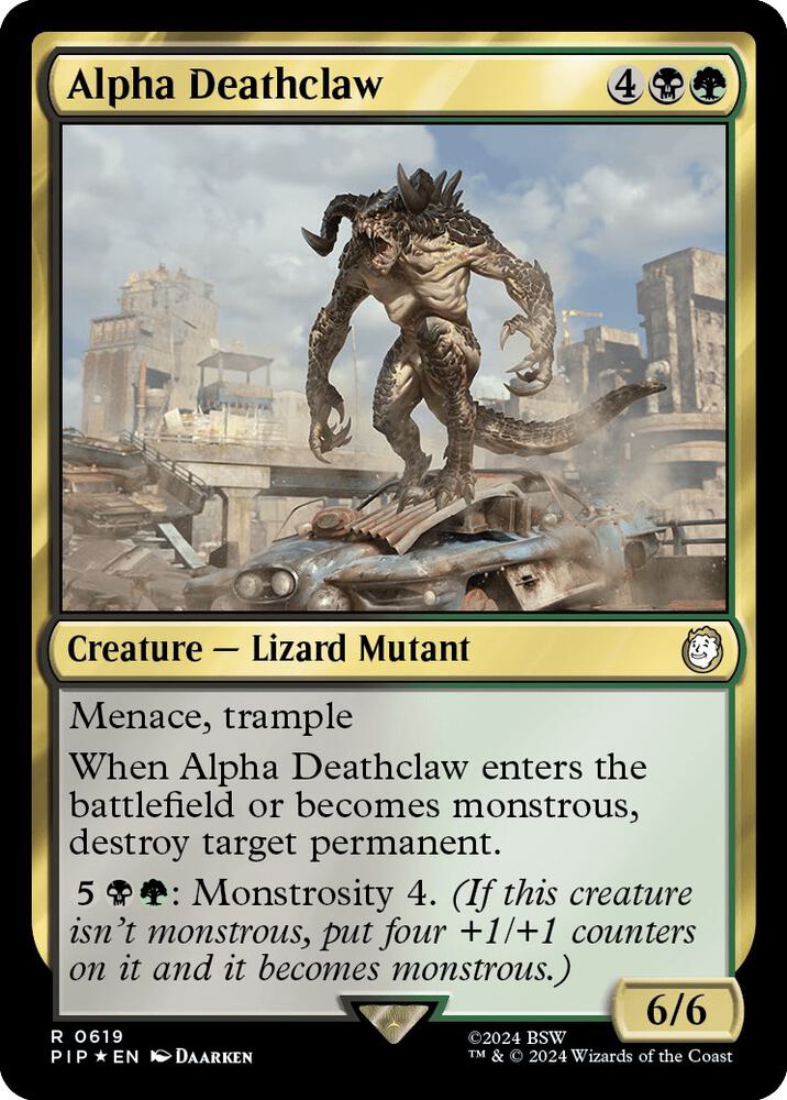 Alpha Deathclaw (Surge Foil) card image