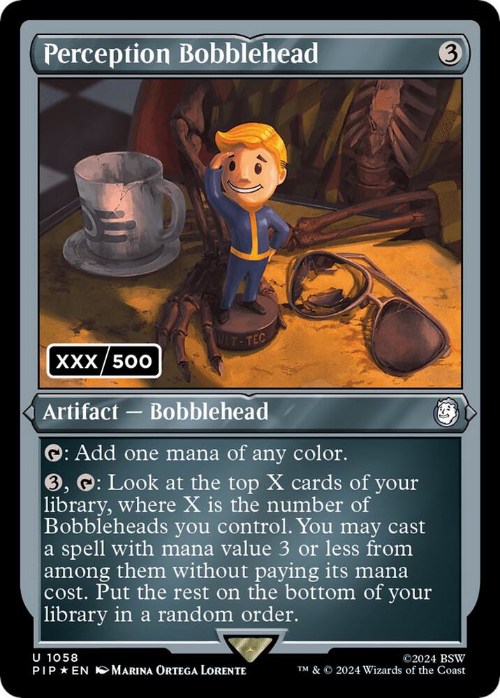 Perception Bobblehead (Serial Numbered) card image