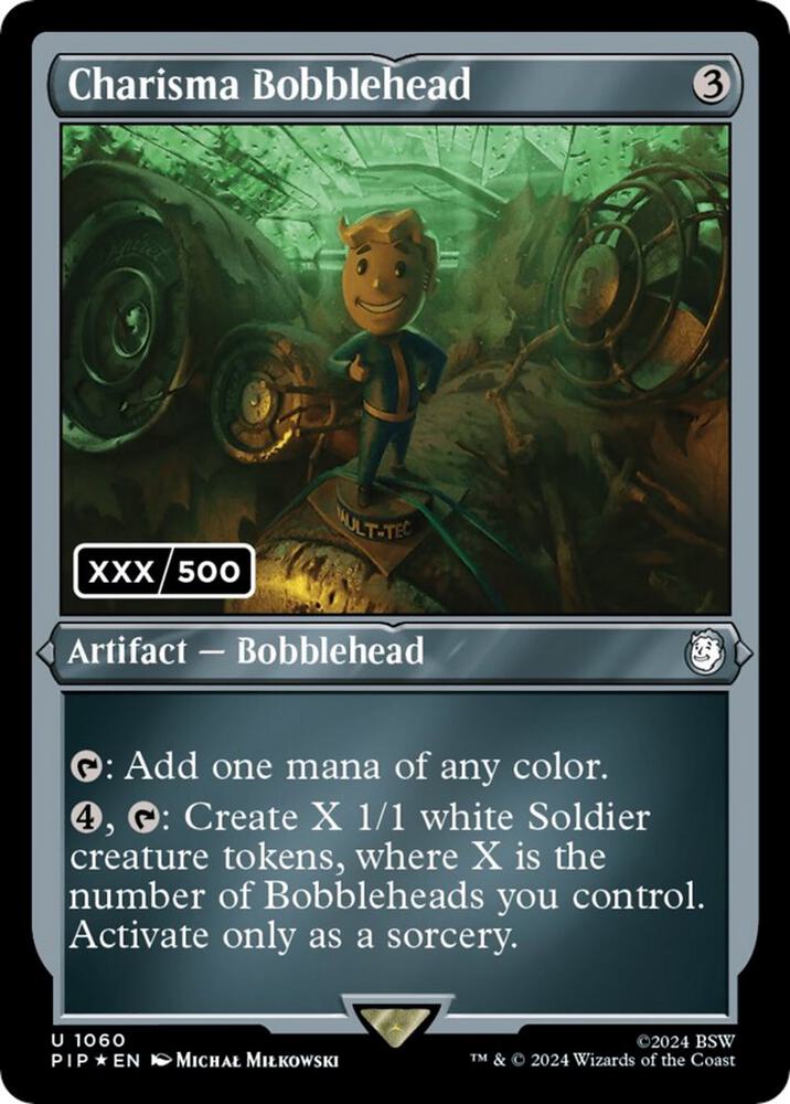 Charisma Bobblehead (Serial Numbered) card image