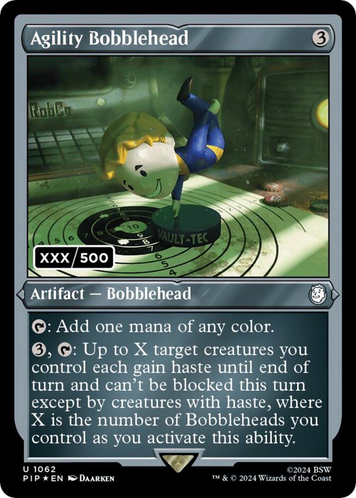 Agility Bobblehead (Serial Numbered) card image