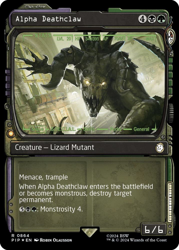 Alpha Deathclaw (Showcase) (Surge Foil) card image