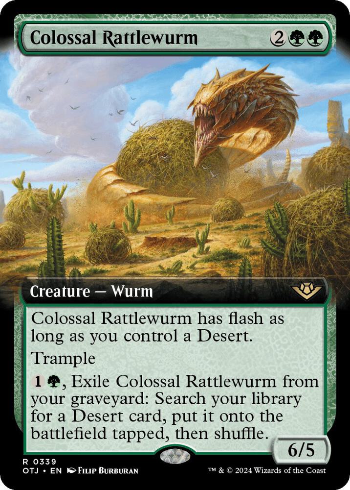 Colossal Rattlewurm (Extended Art) card image