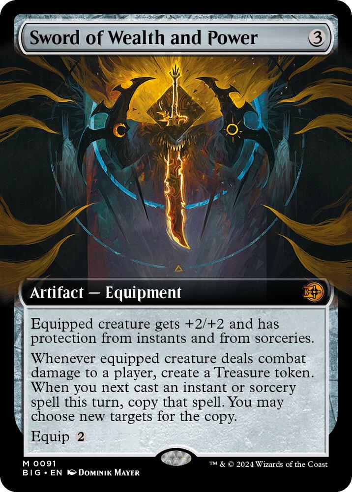 Sword of Wealth and Power (Extended Art) card image
