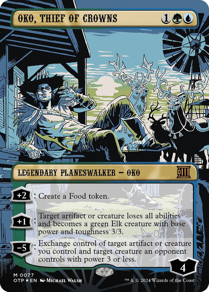 Oko, Thief of Crowns (Textured Foil) card image