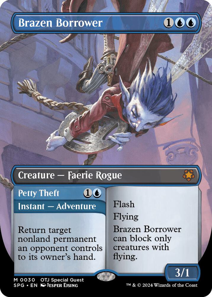 Brazen Borrower (Borderless) card image