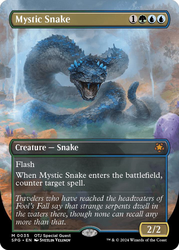 Mystic Snake (Borderless) card image