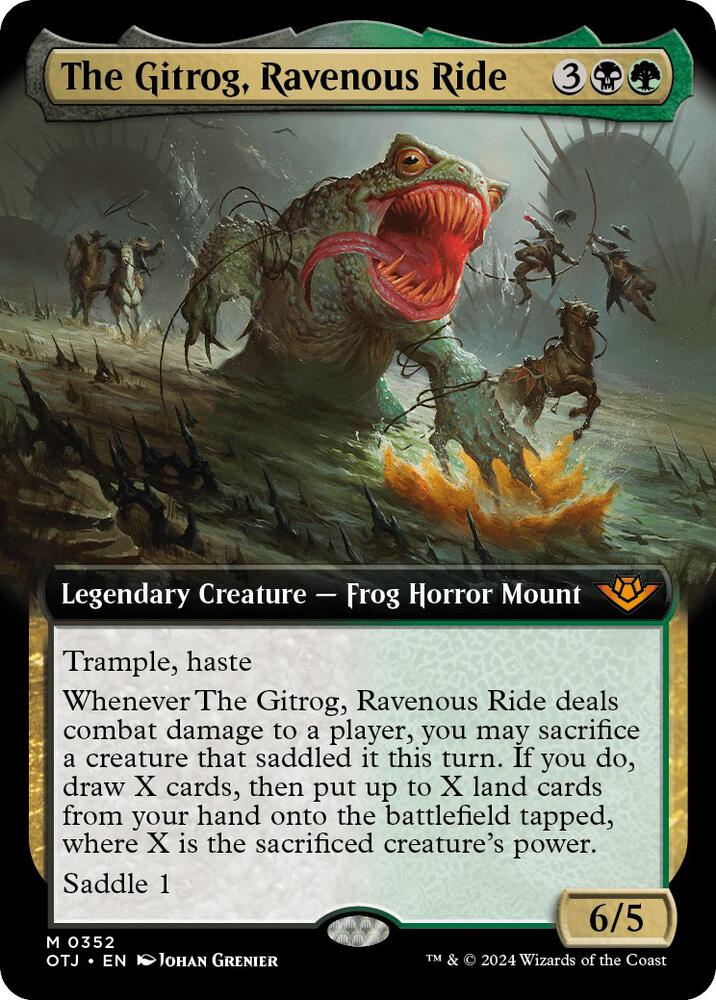 The Gitrog, Ravenous Ride (Extended Art) card image