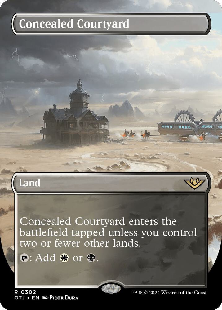 Concealed Courtyard (Borderless) card image