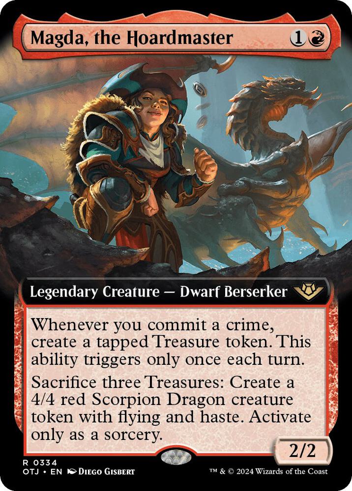 Magda, the Hoardmaster (Extended Art) card image