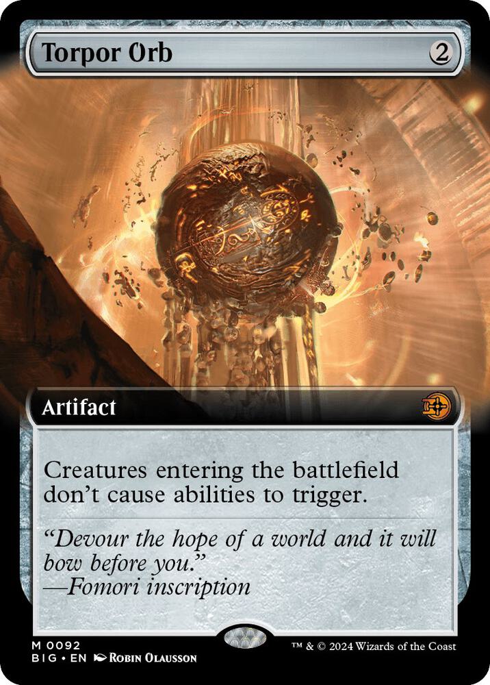Torpor Orb (Extended Art) card image