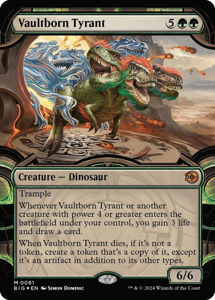 Vaultborn Tyrant (Showcase) (Raised Foil) card image