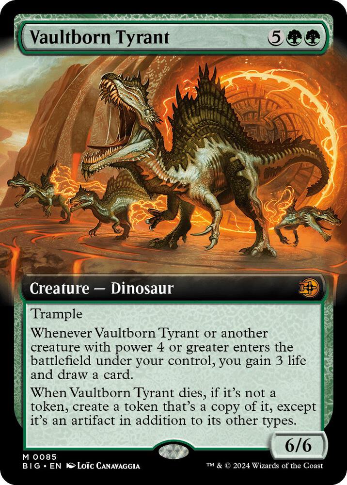 Vaultborn Tyrant (Extended Art) card image