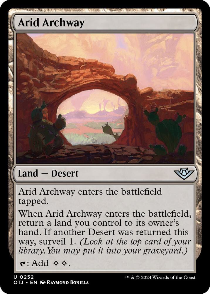 Arid Archway card image