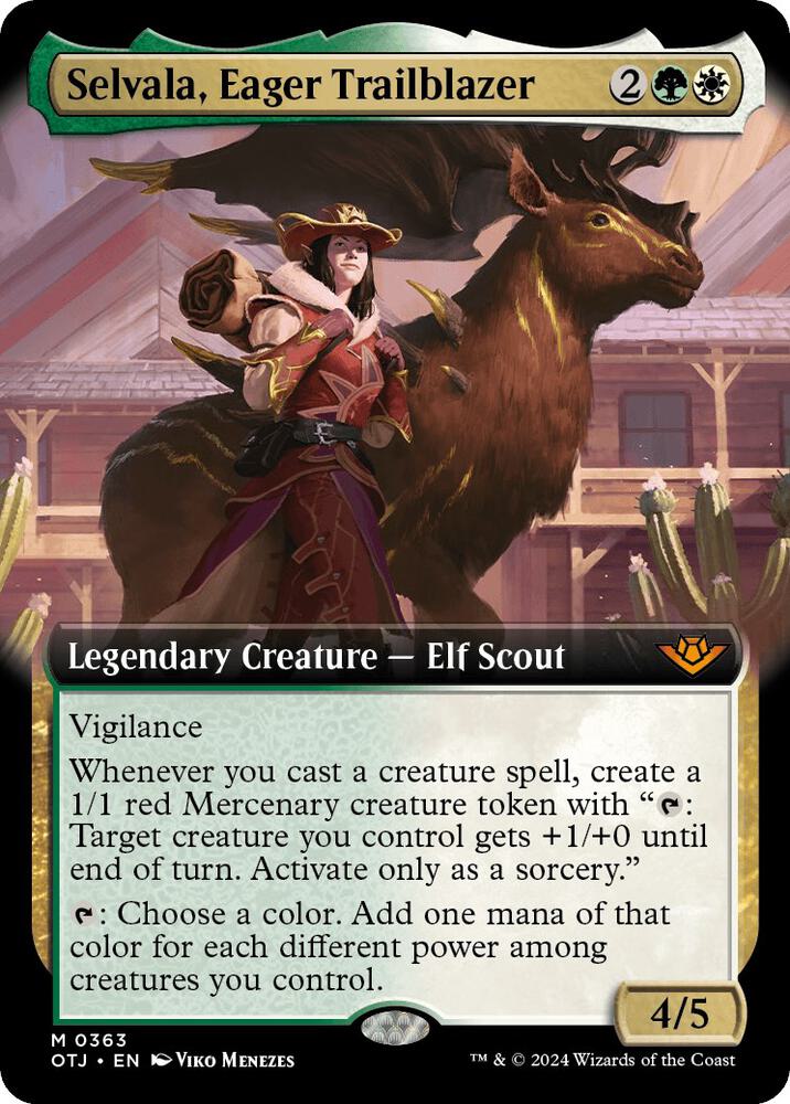 Selvala, Eager Trailblazer (Extended Art) card image