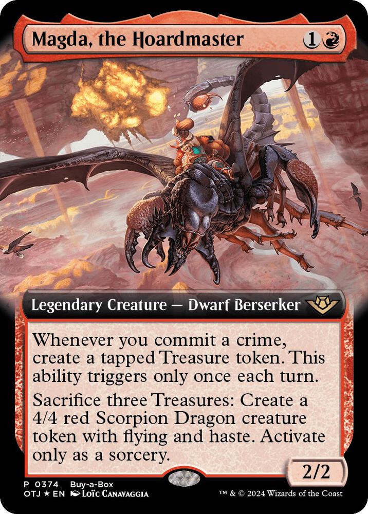 Magda, the Hoardmaster (Extended Art) card image
