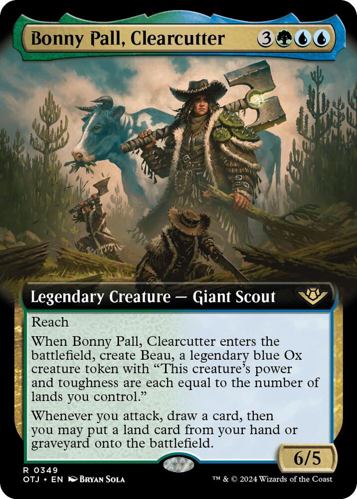 Bonny Pall, Clearcutter (Extended Art) card image
