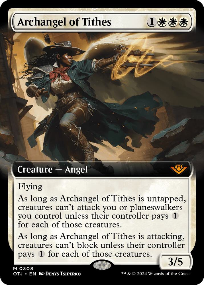 Archangel of Tithes (Extended Art) card image