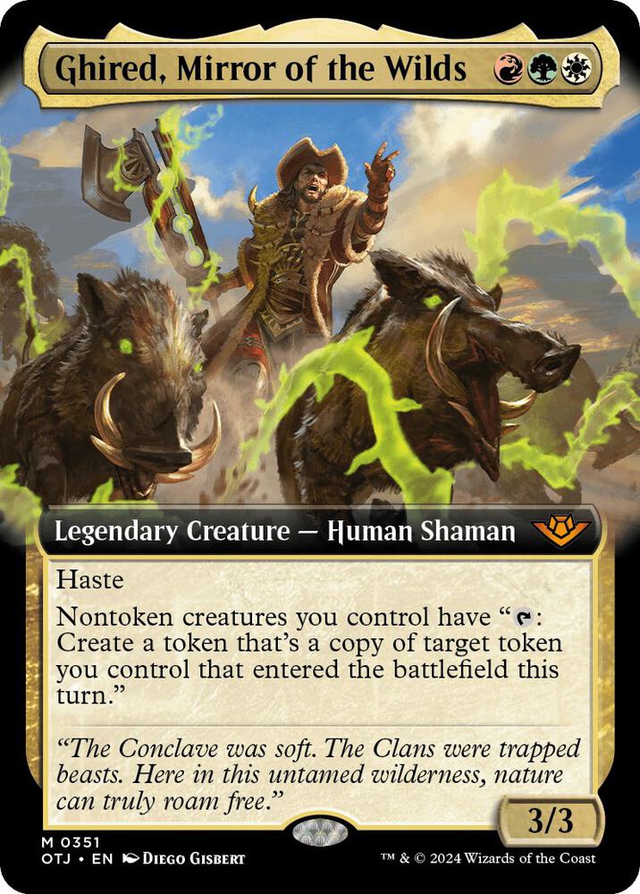 Ghired, Mirror of the Wilds (Extended Art) card image