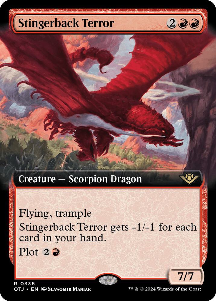 Stingerback Terror (Extended Art) card image