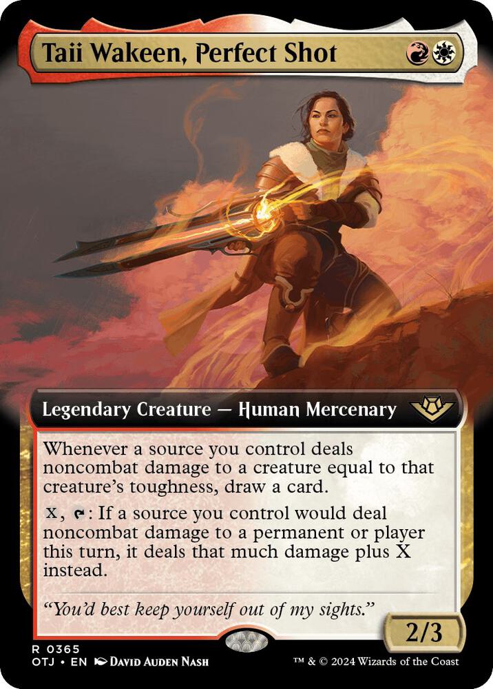 Taii Wakeen, Perfect Shot (Extended Art) card image
