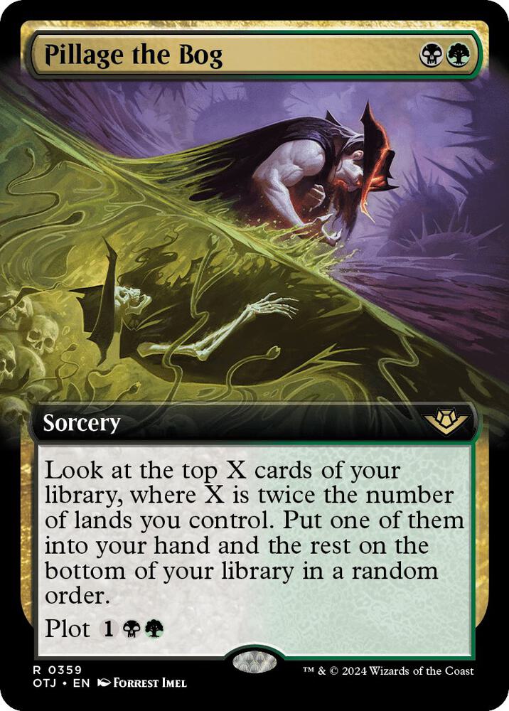 Pillage the Bog (Extended Art) card image