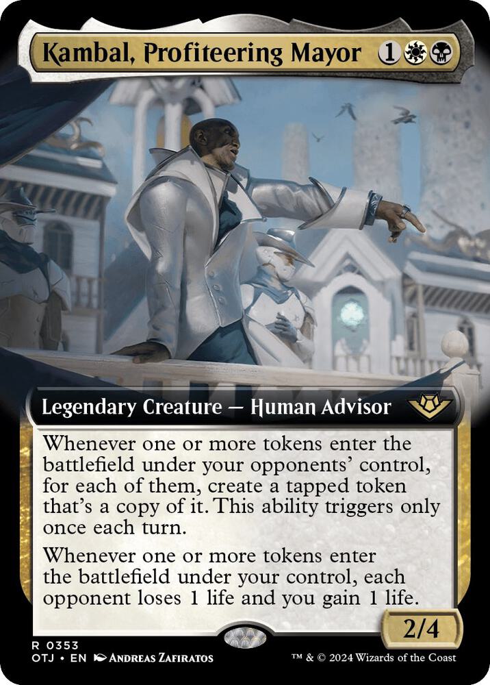 Kambal, Profiteering Mayor (Extended Art) card image