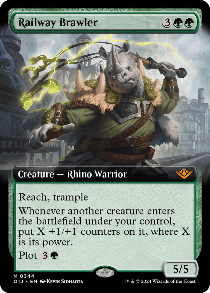 Railway Brawler (Extended Art) card image