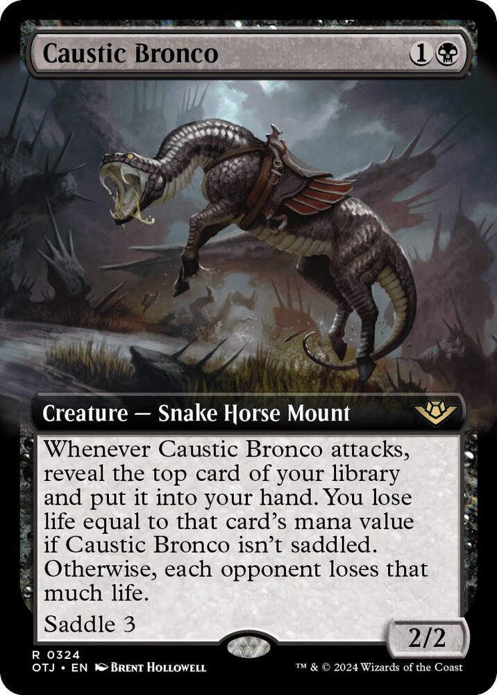 Caustic Bronco (Extended Art) card image