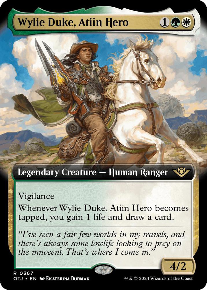Wylie Duke, Atiin Hero (Extended Art) card image