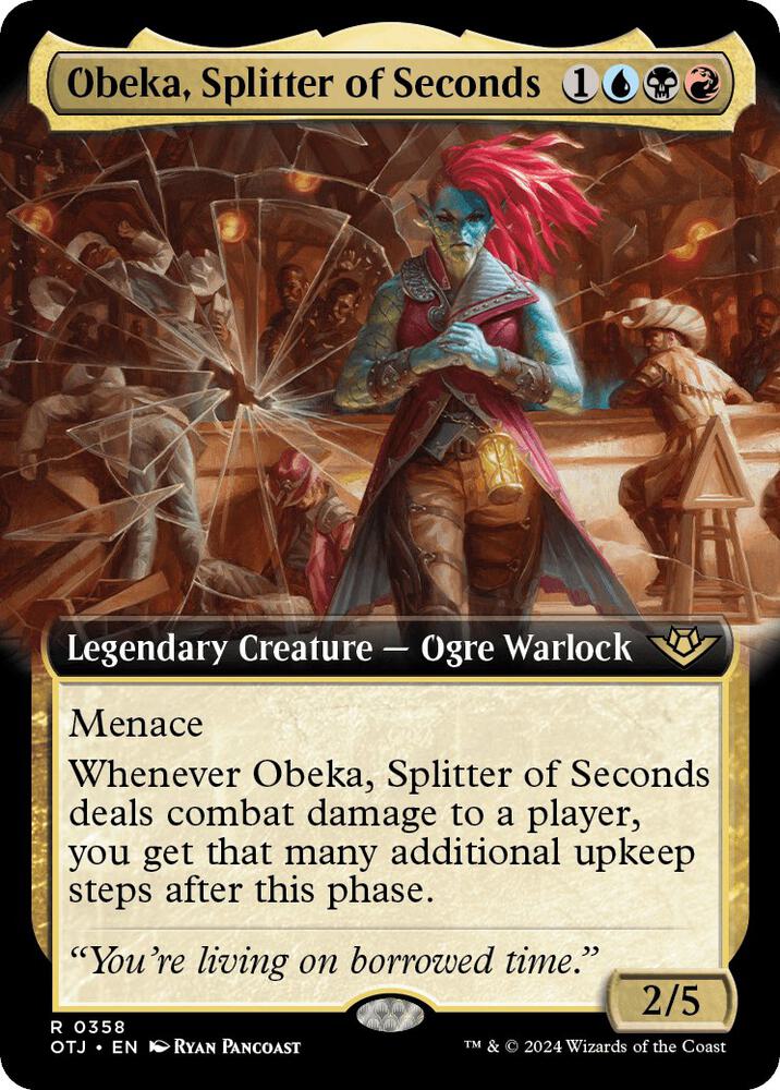 Obeka, Splitter of Seconds (Extended Art) card image
